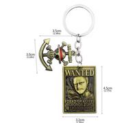 ONE PIECE PORTACHIAVI IN METALLO KEYCHAIN ANIME MANGA GADGET COLLECTION