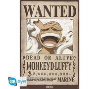 One Piece Poster Maxi Wanted Luffy Wano 91.5x61 Cm Abystyle
