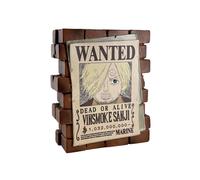 ONE PIECE POSTER WANTED SANJI MONEY BOX Salvadanaio Plastoy