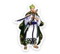 TEKNOFUN - Licenza One Piece - LED Wall Neon Zoro 40 cm - Decorazione Luminosa - Cavo USB (Incluso) - Consegnato con 2 Supporti - per Bambini e Adulti - A Partire da 14 Anni - 811632