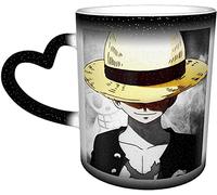 One Piece Rufy Anime Tazza da Caffè in Ceramica Tazze di Tè Cambiare Colore Tazze Novità Festival Regalo di Compleanno per Ragazzo Ragazza Amante