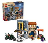 LEGO ONE PIECE Resa dei Conti con Capitano Smoker - Gioco Interattivo con 4 Minifigure tra cui Monkey D. Rufy e Sanji - Decorazione Camera da Letto - Regalo per Bambini e Bambine da 9 Anni - 75642