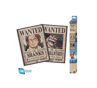 One Piece Set 2 Posters Chibi 52x38 Cm Wanted Shanks & Blackbeard Abystyle