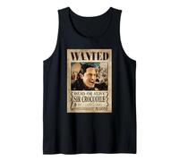 One Piece Sir Crocodile Pirate Wanted Poster Canotta