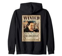 One Piece Sir Crocodile Pirate Wanted Poster Felpa con Cappuccio