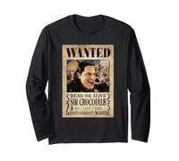 One Piece Sir Crocodile Pirate Wanted Poster Maglia a Manica
