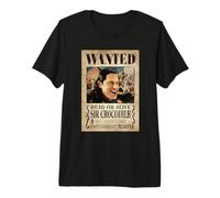 One Piece Sir Crocodile Pirate Wanted Poster Maglietta Premium