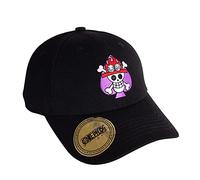 ONE PIECE - SKULL ACE - Berretto Cappello Taglia Unica Regolabile Visiera Curva - Baseball Cap