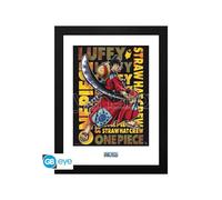 One Piece Stampa Incorniciata "Luffy in Wano Artwork" (30x40 Cm) GB Eye