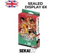 ONE PIECE STARTER DECK SEALED DISPLAY 6x ST30 LUFFY & ACE ENGLISH - ENG ST-30