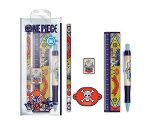 One Piece Stationery Set (Going Merry Design) 5 pezzi One Piece Pencil Case con