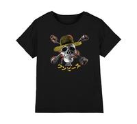 One Piece Straw Hat Maglietta Jolly Roger Bambini (TV5069)