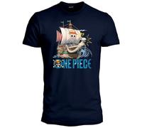 One Piece T Shirt Going Merry. Maglia Ufficiale Unisex. Maglietta Regular in Cotone. per Adulto Ragazzo XXL