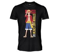 One Piece T Shirt Straw Hat Crew. Maglietta Ufficiale Unisex. Maglia Regular in Cotone. Adulto Ragazzo XXL