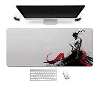 One Piece Tappetino Mouse Gaming 900x 400mm XXL per Mouse e PC, 3mm Mouse Pad Antiscivolo Fondo in Gomma con Bordi Cuciti, A