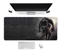 One Piece Tappetino Mouse Gaming 900x 400mm XXL per Mouse e PC, 3mm Mouse Pad Antiscivolo Fondo in Gomma con Bordi Cuciti, D