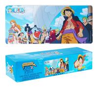 One Piece Tappetino Scrivania, Grande 80x35 cm Gioco Tappeto Mouse, Antiscivolo con Design Manga, Accessori Scrivania per Casa Ufficio Arredamento (Multi One Piece)