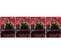 One Piece TCG 4x FORMER FOUR EMPERORS OP02-001 Leader Edward Newgate ENGLISH
