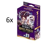 One Piece TCG DISPLAY 6x ST-21 ST21 STARTER DECK EX Gear 5 - ENGLISH