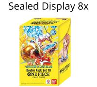 One Piece TCG Sealed Display 8x DOUBLE PACK VOL 10 DP10 DP-10 - ENG ENGLISH