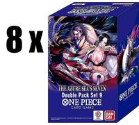 One Piece TCG Sealed Display 8x DOUBLE PACK VOL 9 DP09 DP-09 DP9 - ENG ENGLISH
