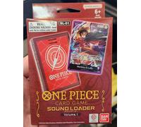 BANDAI Gioco di carte TCG One Piece 2024: Cassa del caricatore del suono Volume 1: Monkey D. Luffy