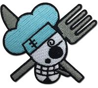 One Piece: Toppa con logo Sanji Skull