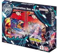 One Piece Trading Card Game TCG Illustration Box Vol. 6, contiene 2 carte promozionali e 4 buste booster