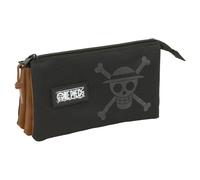 One Piece triple pencil case Safta