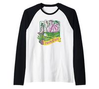 One Piece Twin Cape Lighthouse Poster Maglia con Maniche Raglan
