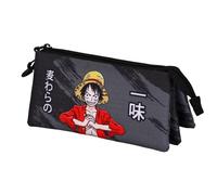 One Piece Unique-Astuccio Triplo, Nero, 23 x 11 cm, Capacità 1 L