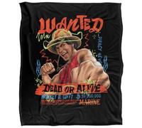 One Piece Wanted Dead Or Alive Scribbled Coperta super morbida al tatto setoso 152 X 127 Cm