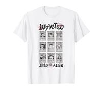 One Piece Wanted Posters Wanted Dead Or Alive Maglietta
