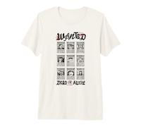 One Piece Wanted Posters Wanted Dead Or Alive Maglietta Premium