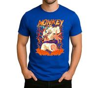 One Piece Wanted Ruffy - Maglietta da uomo "Monkey D. Luffy Gear 5 Style V