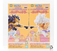 One Piece WCF lotto World Collectable Figure Egg Head 3 Luffy & Lucci Set...