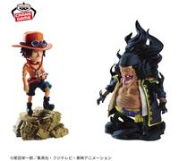 One Piece WCF Portgas D Ace vs Marshall D Teach Figure Log Stories Japan New