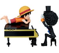 One Piece World Collectable Figure Monkey D.Luffy & Brook