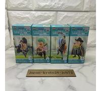 ONE PIECE World Collectable Figure Zoro Killer Capone Bege X.Drake Set di 4