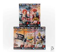 One Piece World Figurine da Collezione WCF Elbaf Set di 5 Banpresto Japan Off...