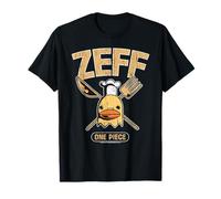 One Piece Zeff Cook Pirates Emblema Anime Maglietta