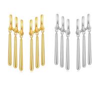 One Piece Zoro Anime Orecchini per donne uomini Zoro Cosplay-Just One Ear Piercing- Figure Orecchini per gli amanti degli anime, Oro giallo, Nessuna pietra preziosa