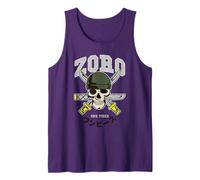 One Piece Zoro Collegic Skull Canotta