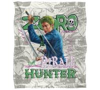 One Piece Zoro The Pirate Hunter Coperta super morbida al tatto setoso 152 X 127 Cm