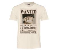 One Piece - Zoro Wanted Poster - T Shirt Uomo Donna e Ragazzo - Maglietta Ufficiale Anime in Cotone - Ricompensa di 1.111 Milioni Berry, Maglia Idea Regalo Fan L