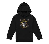 One PieceJolly Roger Felpa con Cappuccio Cappello di Paglia Bambini (TV20824)