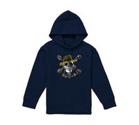 One PieceJolly Roger Felpa con Cappuccio Cappello di Paglia Bambini (TV20824)