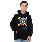 One PieceJolly Roger Felpa con Cappuccio Graffiti Bambini (TV22505)
