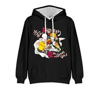 One Punch Man Felpa con cappuccio Anime Saitama Tatsumaki Garou Cosplay Felpe con stampa di personaggi dei cartoni animati Pullover Felpa Adulto Unisex Sport Manica Lunga con Cappuccio Top, Tipo 2,