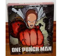 One Punch Man Serie Completa 3 Blu-Ray + Extra Libro Nuovo Manica (Senza Aprire)